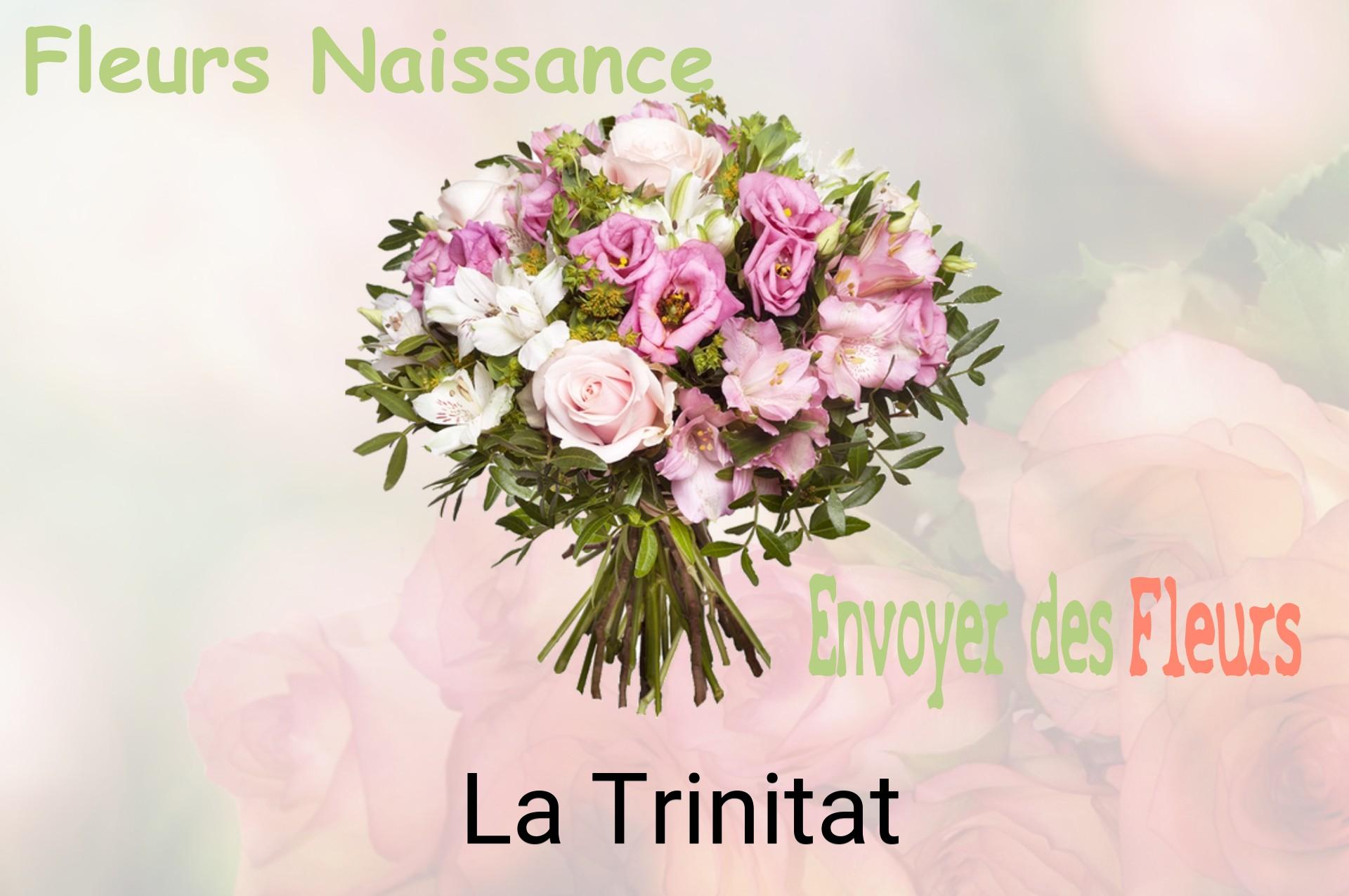 Bouquet de fleurs de naissance livré à La Trinitat
